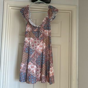 Mini paisley dress